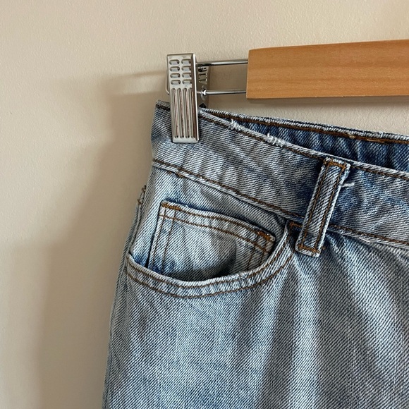 Roots 100% Cotton Rigid Denim Straight Leg Jeans Size 24 - Picture 7 of 8